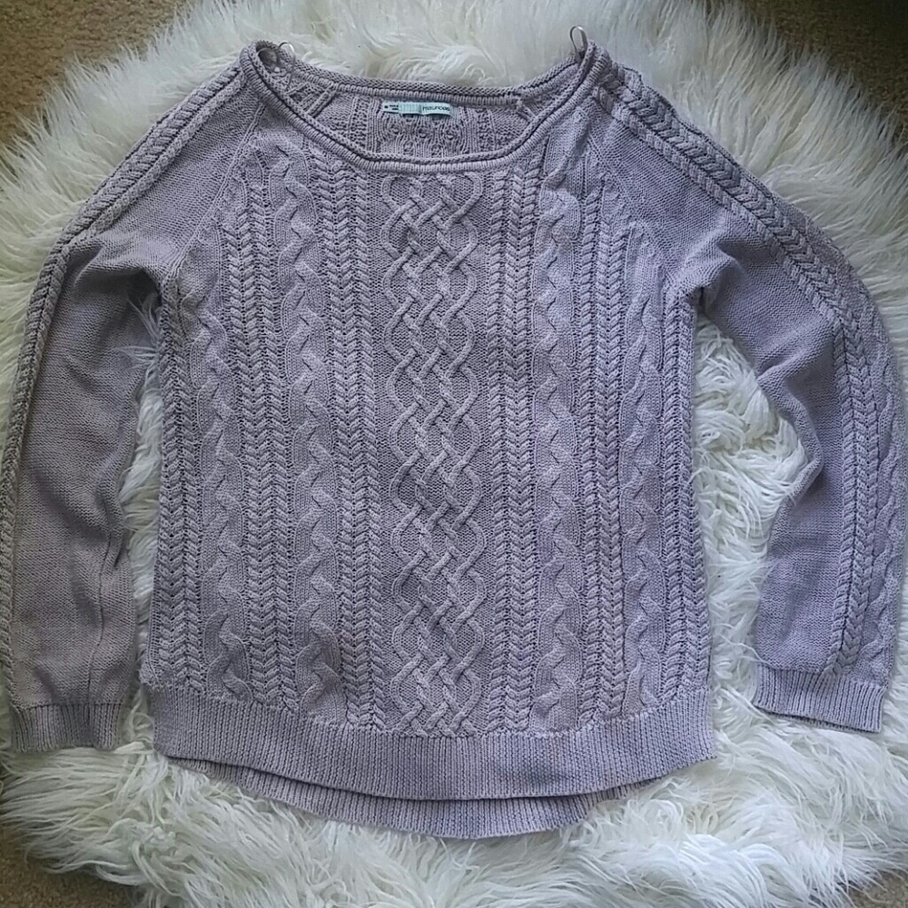 Lovely lavender pullover sweater